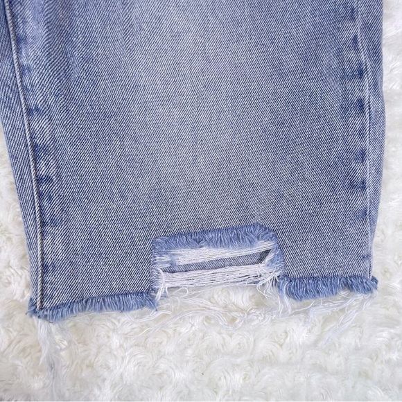 Joe’s Jeans - Distressed Bermuda Blue Jean Shorts - Size 25 - Picture 3 of 9